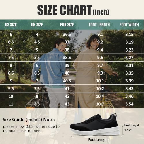 Image of Vepose Women's Retro Platform Sneakers Lightweight Lace Up Walking Shoes | Designer dressy chunky sneakers, memory foam cushioning, non slip sole, stylish woven or PU looks, work, travel, errands