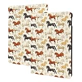 Utilisation et accès quotidiens : idéal pour le travail, l'étude, le streaming et les voyages, avec des découpes précises pour les ports, les boutons et l'appareil photo ; s'adapte aux recherches telles que Running Horse Cool Print étui compatible avec iPad 9e génération, compatible avec les coques iPad 9e génération, compatible avec les étuis iPad, compatible avec les étuis iPad et compatible avec les coques iPad