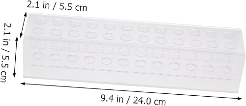 Miniatura 8 de PACKOVE Acrylic 24-Hole Makeup Pen Holder Storage Rack Cosmetic Display Case for Artists Detachable Organizer for Pens and Tools