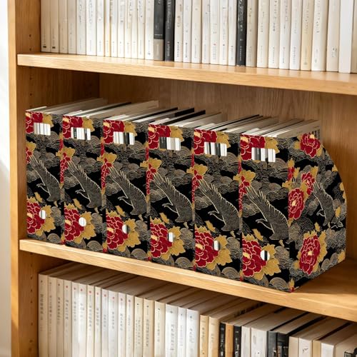 Classeurs pliables or rose rangement documents et courrier lot de 3