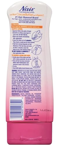 Nair Hair Remover Lotion with Cocoa Butter & Vitamin E, 255g