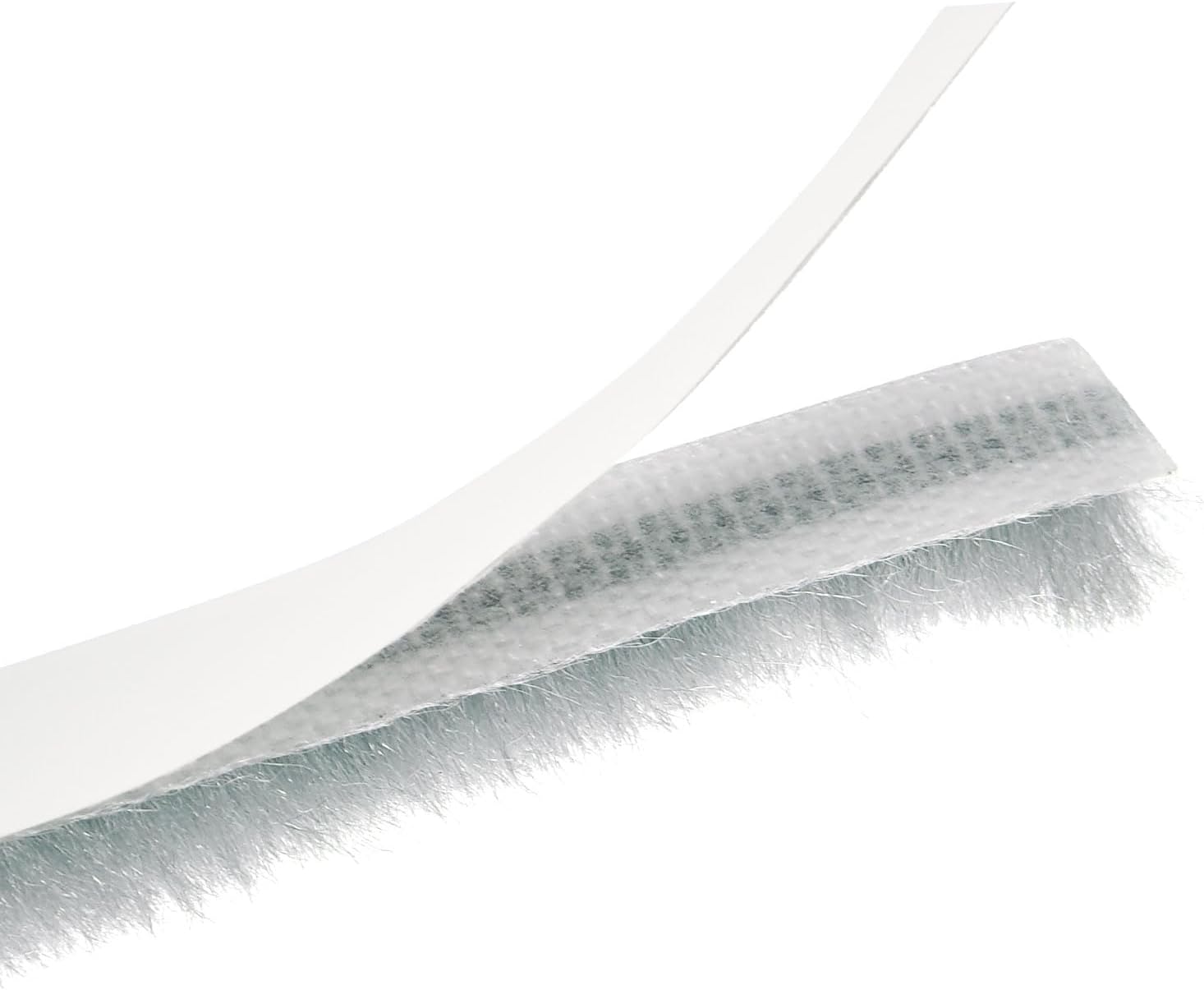 uxcell Weather Stripping Brush, 65ft l x 0.28" W x 0.31" H Self-Adhesive Seal Weatherstrip Sweep Brush Gray for Door Window