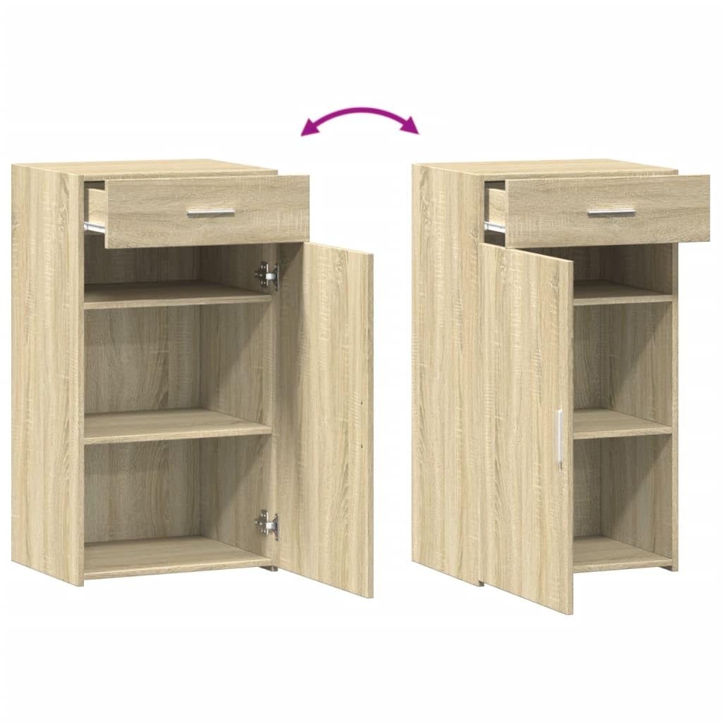 vidaXL Aparador de Madera de ingeniería Roble Sonoma 50x42,5x93 cm