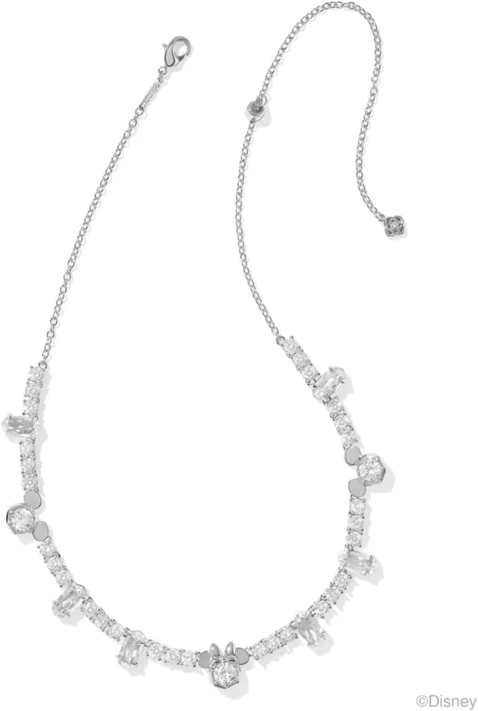 Kendra Scott x Disney Mickey Mouse and Minnie Mouse Tennis Necklace, Fashion Jewelry for Women