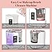 Electric Makeup Brush Cleaner Machine With Makeup Brush Dryer-Holder-Portable Automatic USB Cosmetic Brushes Cleaner Tool for All Size Beauty Makeup Brush Set,Eyeshadow, Blush Brush (white)