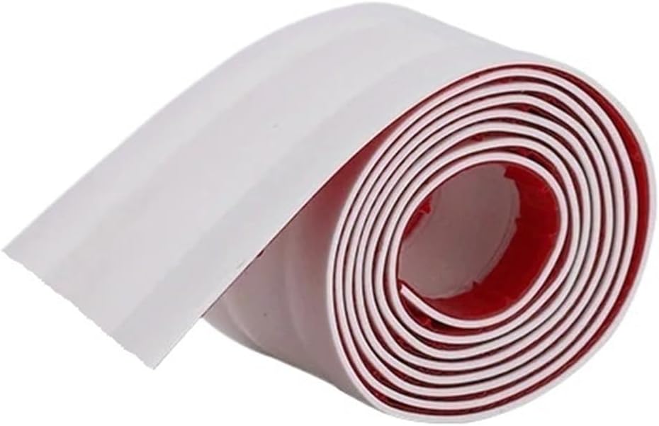 Floor Cord Cover Cable Protector Self-Adhesive Wire Protection Strips Prevent Trip Floor Cable Cover(White-5.5cm,10M)