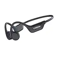 LOBKIN Bone Conduction Headphones Bluetooth 5.4 - Open Ear Headphones Wireless with Mic, IPX5 Waterproof Sports Earphones for Running, Gym Workout, Ski, Cycling