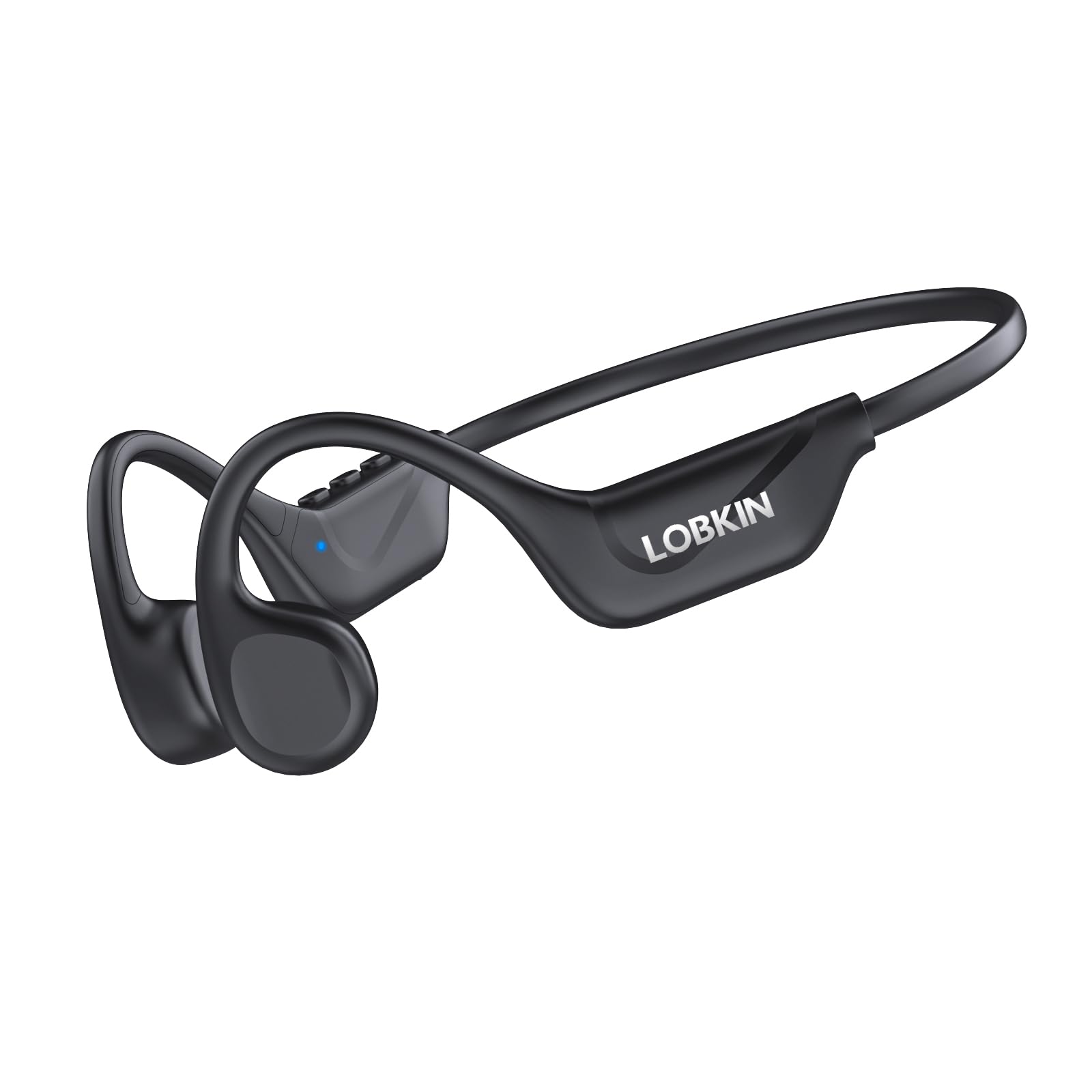LOBKIN Bone Conduction Headphones Bluetooth 5.4 - Open Ear Headphones Wireless with Mic, IPX5 Waterproof Sports Earphones for Running, Gym Workout,