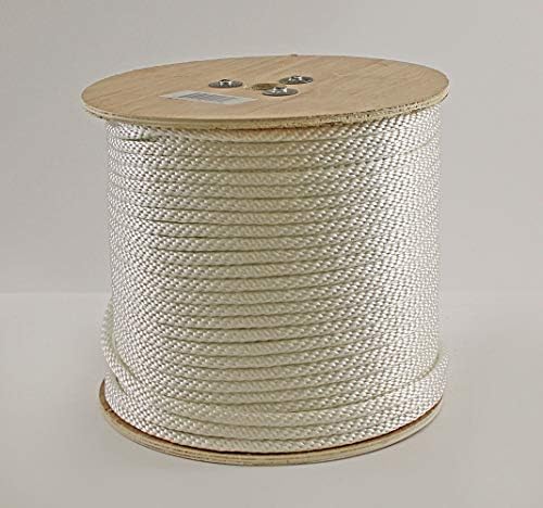 Rope King SBN-38500 Solid Braided Nylon Rope 3/8 inch x 500 feet