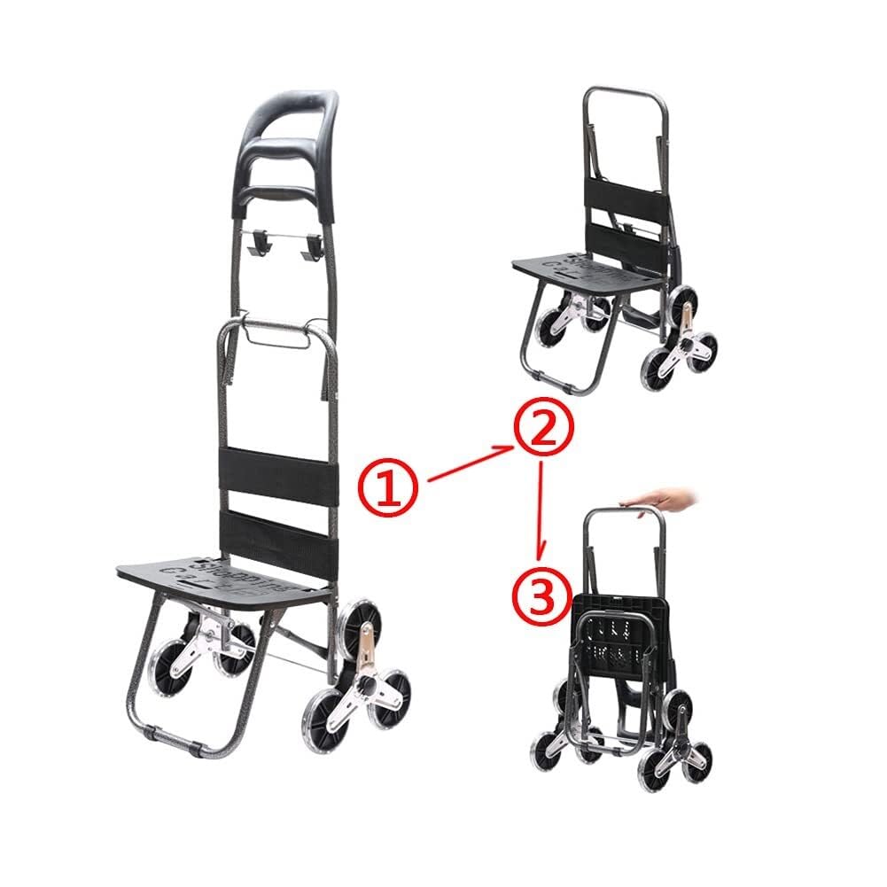 Borsa trolley riutilizzabile con 3 ruote, design staccabile per una facile conservazione, ideale per supermercato, viaggi e campeggio