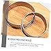 STOBAZA 2pcs Stainless Steel Mousse Mold Non-stick Baking Rings for Diy Cakes for Mousse and Tarts Household Baking Tool for All Occasions