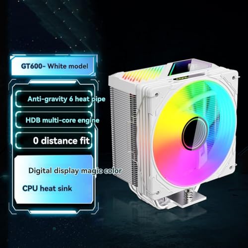 Refroidisseur d'air de processeur ARGB ventilé pour un refroidissement CPU stable