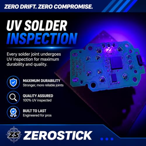 Image of ZeroStick Pro Custom TMR Hall Effect Joystick Module Compatible with PS5 DualSense Edge TMR Drift Free Magnetic Stick Replacement 1X High Precision Long Life Design (2 Pack Blue)