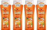 Schwarzkopf Gliss – Champú Summer Repair – Reparación de verano – flor de monoï – FLACON 250 ml, 4...