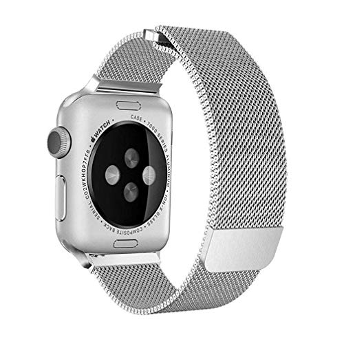 Pulseira Apple Watch 4Life Milanese Loop 38mm Prata