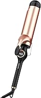 WEEYUM 2 Inch Ceramic Curling Iron Wand - Long Barrel for Loose Waves, Dual Voltage, LCD Display, Fast Heat