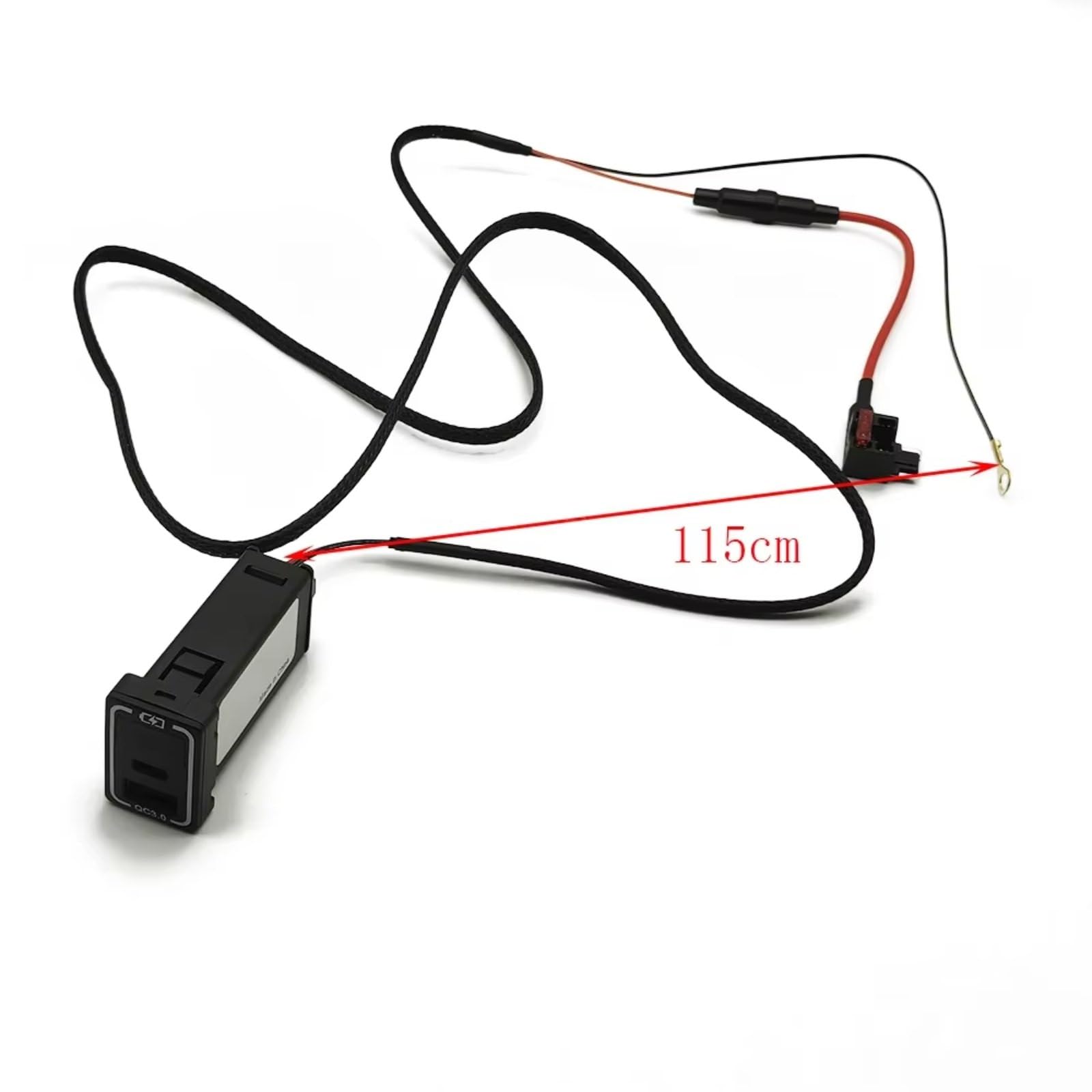 Aux USB carga Módulo Enchufe USB De Consola Compatible Con Toyota Para Rav4 Para Prado 150 Coche QC3.0 Para Enchufe De Interfaz De Carga Rápida Tipo C Para Cargador