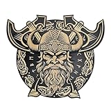 Opción de regalo perfecta: esta decoración de pared de madera bellamente hecha es perfecta para regalar a amigos, hijos, maridos o novios en vacaciones y cumpleaños, un emblema del espíritu guerrero, amado por mucho .