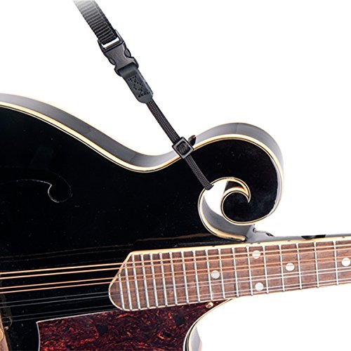 Neotech Mandolin/Ukulele Strap - Adjustable Padded Neoprene Strap, Black #TOP4