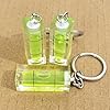 3Pcs Keychain Spirit Bubble Level Mini Pocket Tool 15x15x40mm Spirit Levels Measuring Layout Tools