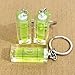 SIZIKJXGHWYI 3Pcs Keychain Spirit Bubble Level Mini Pocket Tool 15x15x40mm Spirit Levels Measuring Layout Tools