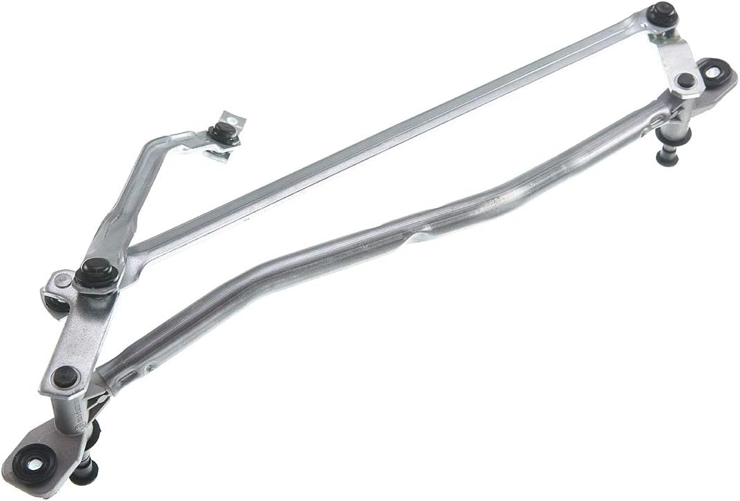 A-Premium Front Windshield Wiper Transmission Linkage Assembly Compatible with Audi Vehicles - A6 2005-2011, A6 Quattro 2006-2011, S6 2007-2011, Sedan - Replace# 4F1955023A, 4F1955023B