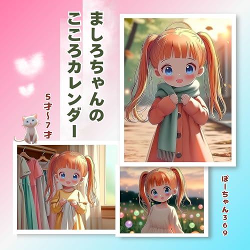 ましろちゃんのこころカレンダー: 5才～7才 心によりそう、 やさしい言葉と色の絵本 (OLUOLUブックス)