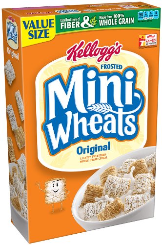 Kellogg's Cereal Bonus Pack, Frosted Mini Wheats, 30.0 Ounce (Pack of 12)