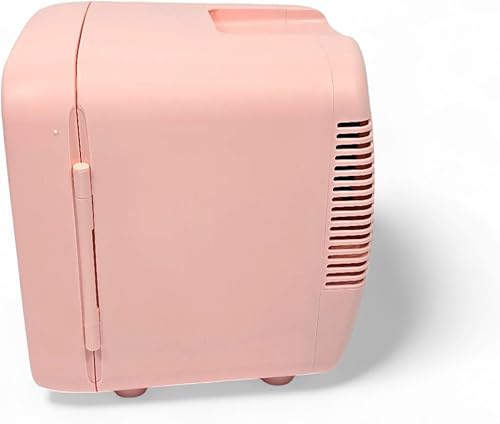 Miniatura 7 de Frigidaire Retro EFMIS351-PINK - Mini enfriador de bebidas y cuidado de la piel, capacidad para 12 latas o 9 litros, iluminación interior integrada,