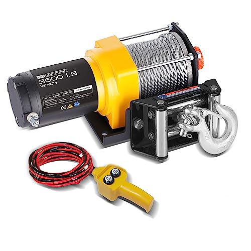 Amazon.co.jp: RUGCEL 電動ウィンチ 12v 3500LB（1588KG） ミニクレー