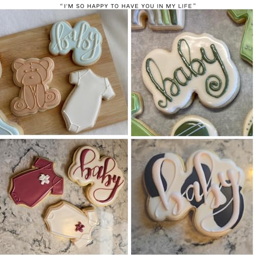 LUBTOSMN Baby Word Cookie Cutter-3.5 inch-Biscui Cookie Cutters Fondant Molds for Baby Shower by LUBTOSMN - Image 4