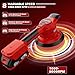 Cordless Brushless Car Buffer Polisher - SundpeyPRO 6-Inch 8000RPM Random Orbital Buffer Polisher w/ 8 Variable Speed & 2 x 2.0Ah Battery & 10PCs Polishing Kit for Waxing & Polishing & Scratch Removal