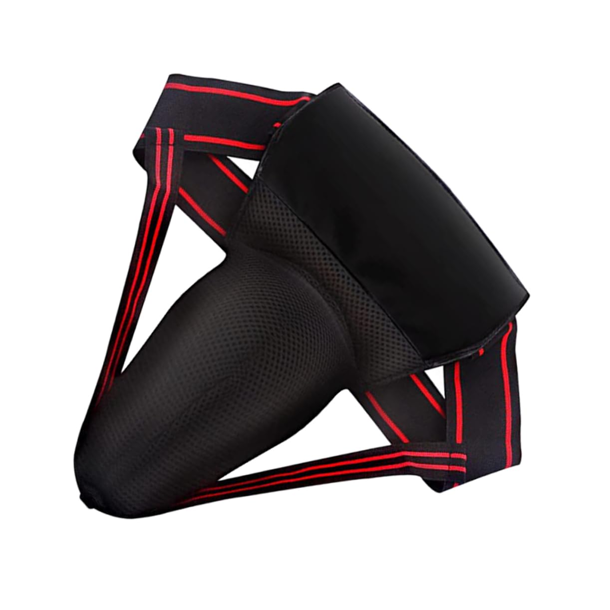 Mipcase Boxing Guard Groin Protector Wear-Resistant Crotch Guard Style Portable Breathable Training Supplies for Men Women