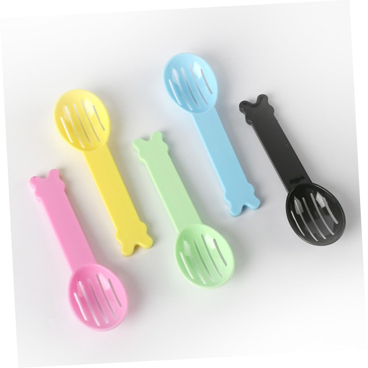 Paletta per lettiera per Gatti, 15 Pezzi di Sabbia for criceti, Cucchiaio for for, Paletta for Escrementi Cane con Attacco for Sacchetto, Pale for