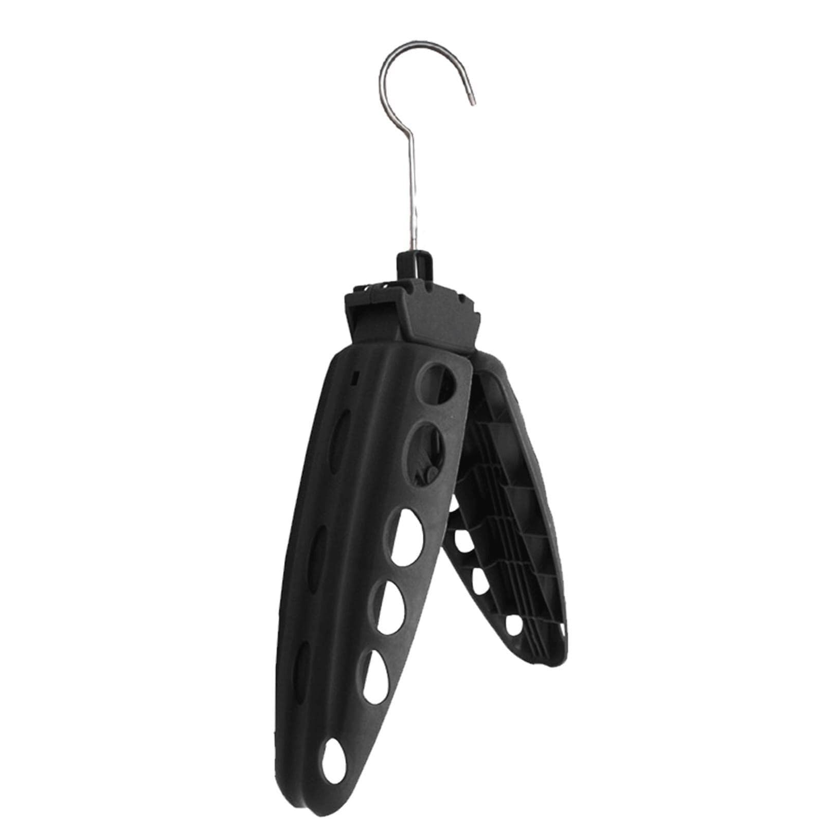 Perchas, Percha Neopreno ABS Calado Plegable Multicolor(Nero)