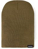Punto acanalado Dakine Gorro Alto para niño, Color Verde Oliva Oscuro