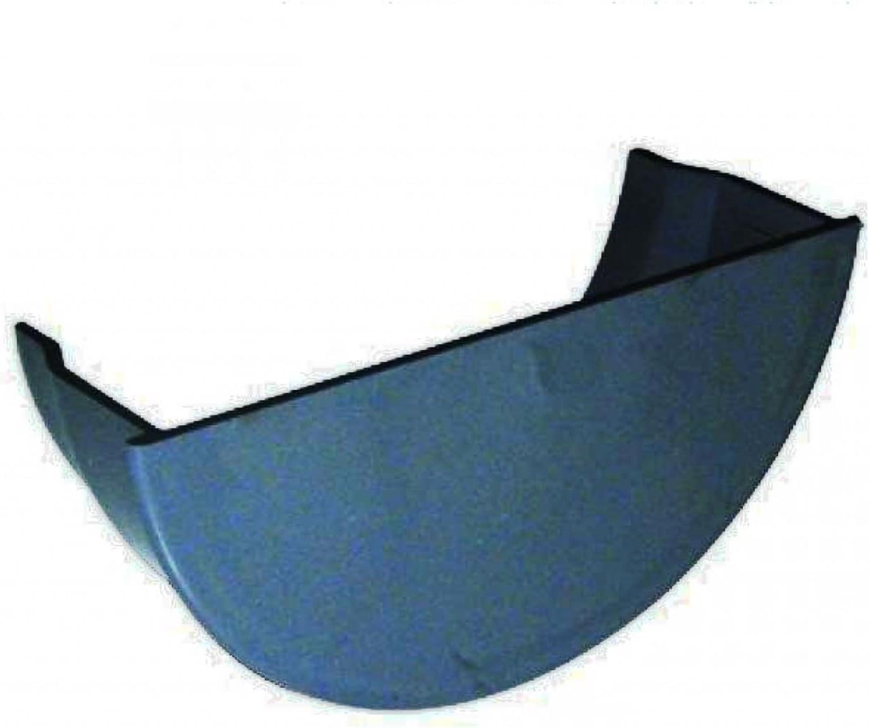 Floplast Grey 112Mm Half Round Gutter Internal Stop End