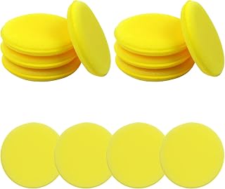 12 Pcs Car Polishing Pads, Car Wash Cleaning Sponge, Car Wax Applicator Pad, Soft Foam Applicator Pad, Car Wash Tool For Waxing, Polishing, Cleaning Car Window Glass
