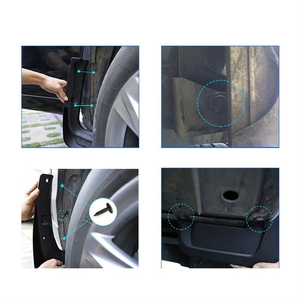 Garde-Boue bavettes et Accessoires pour Jantes de Voiture S60 2019-2022