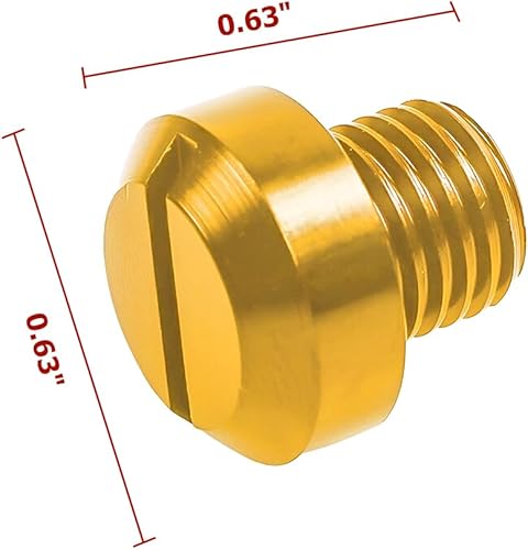 Miniatura 2 de zipelo Tornillo para espejo de motocicleta, 2 tapones para agujeros de espejo para espejos retrovisores de motor, accesorios decorativos de