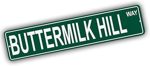 Vista 284 de Ohio Mountains Pick Your Mountain Compatible/repuesto para Ballards Hill United States Mountain Aluminio Metal Tin Street Sign Style decoración