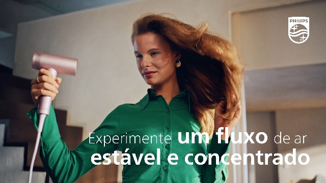 Secador de Cabelo Philips Série 8000 ThermoShield 1400W 220V