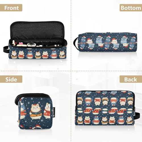 Bolsa de viaje resistente al calor Fat Cats Marble para herramientas de cabello, organizador portátil para planchas, rizadores y accesorios de cuidado capilar miniatura 5