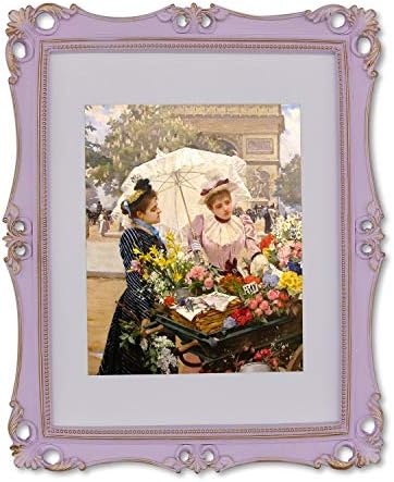 Simon's Shop 8x10 inch/20x25 cm Picture Frames 8x10 Picture Frame, Baroque Style 10x8 Photo Frames Blue