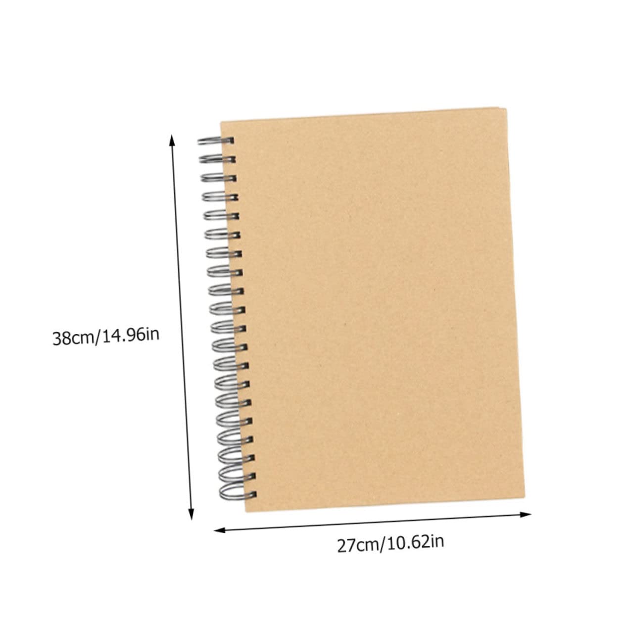 SOLUSTRE Skizzenbuch zum Flachen Aufklappen mit 60 Blatt Dickem Papier Skizzenblock Geeignet Kreatives Zeichenpapier für Schüler und Amateur Zeichnungen