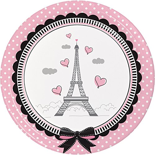 Party in Paris Dessert Plates, 24 ct