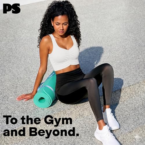 Image of POPSUGAR Sports Bras for Women - Y Back, High Neck, Strappy & Long Line Padded Racerback Bra Workout Yoga Top Racer Back Bra