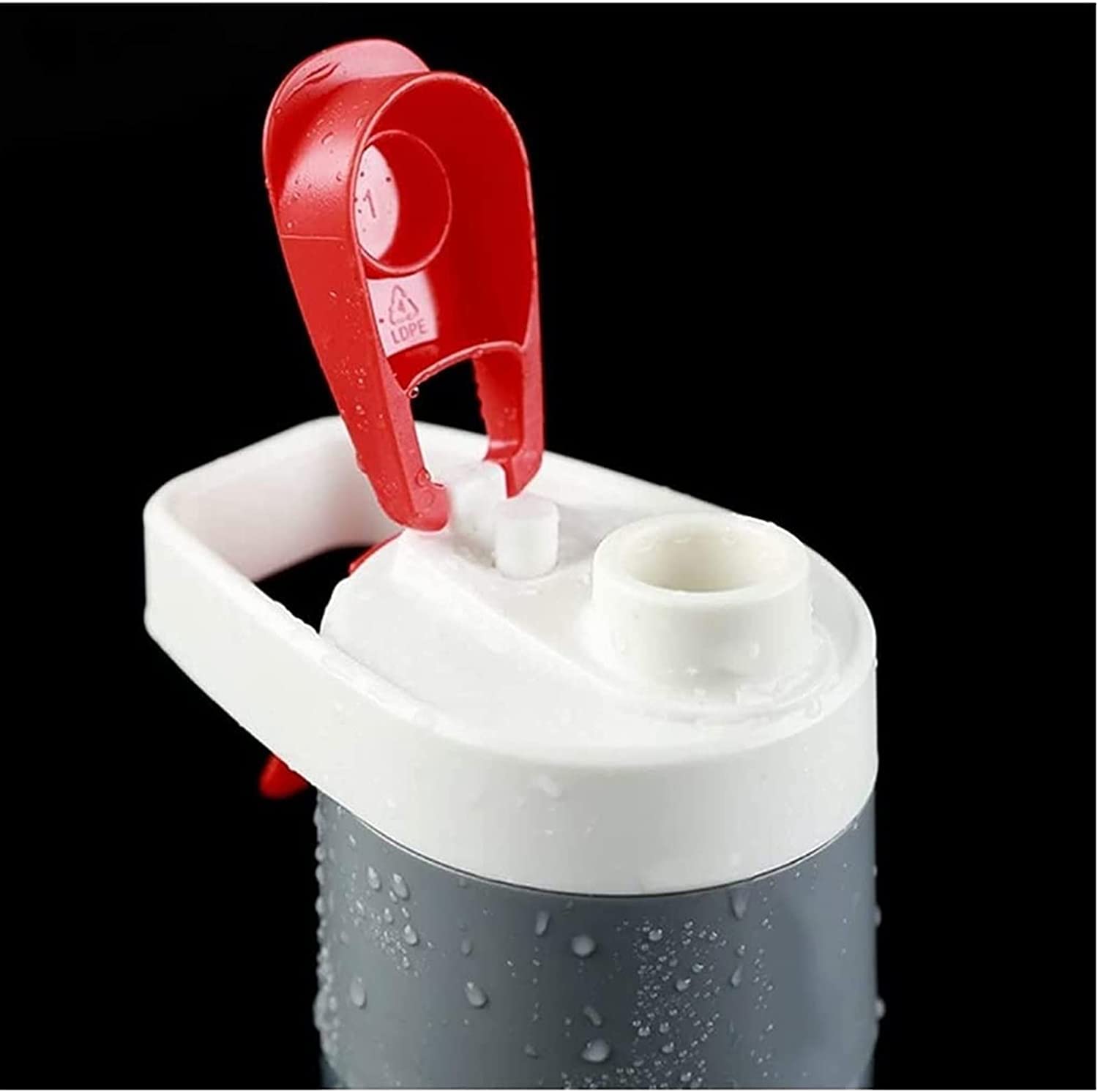ARTSZY Przenośny kubek termosowy przenośny kubek kubek Outdoor Sports Fitness Cup turystyka izolacja czajnik kubek na wodę (Color : Red)