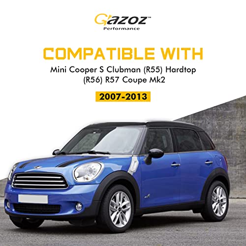 Front & Rear Glossy Black Emblem Badge Cover For R55 R56 R57 S/One #TOP5