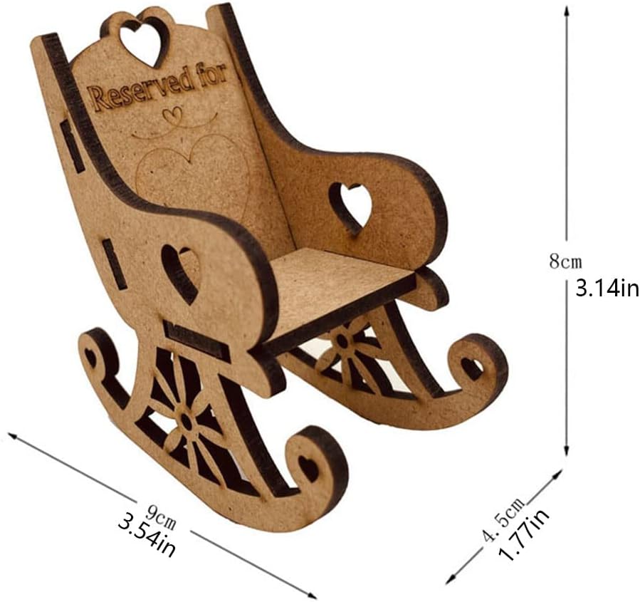 Garden Rocking Chair Landscape Ornament, Chair Type B